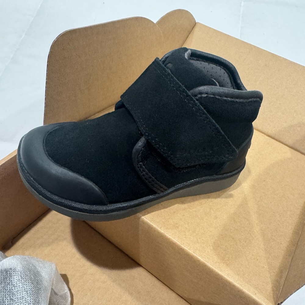 Bogs Kids Black Suede Boots